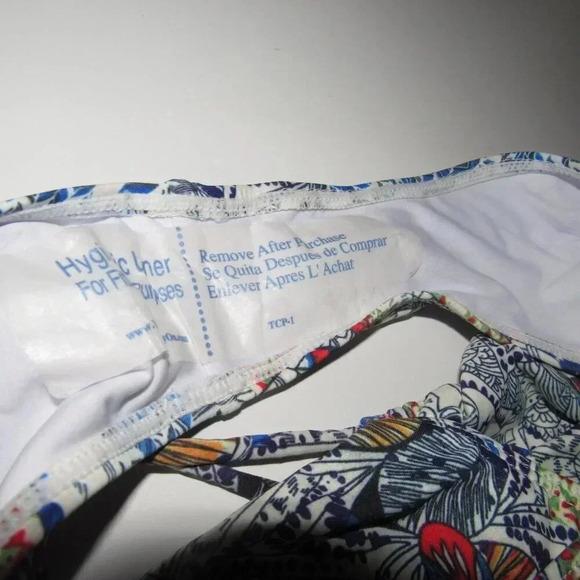 NWT BEACH JOY BIKINI Halter Colorful Print One-Piece Swimsuit Size Large - Picture 6 of 6